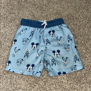 Playful Mickey Mouse Blue swim trunks